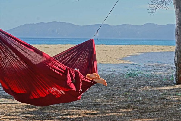 Organic Traveller Hammock Camino M granate