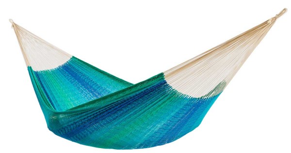 Organic Net Hammock Maya XL Azur