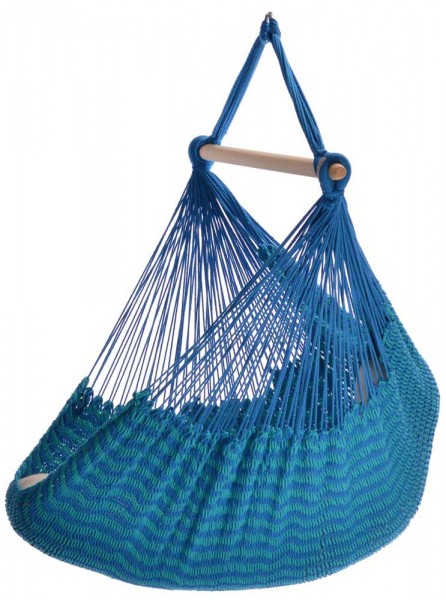 Organic Net Hammock Chair Balao Azur