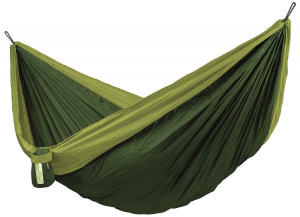 Double Travel Hammock Colibri Forest with Suspension