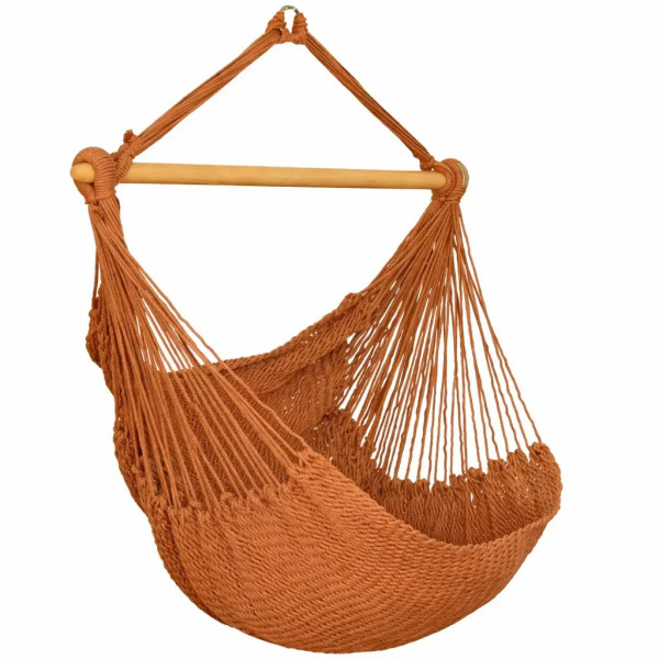 Bio Netz-Hängesessel-Hängesitz Balao Grande Brown Sugar