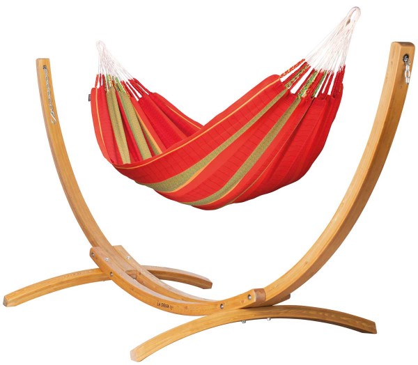 Hammock and Frame Set Flora Chilli